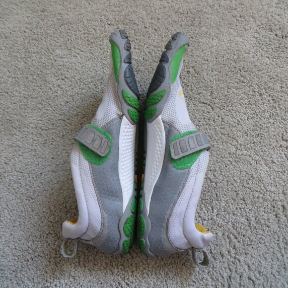 Vibram womens five fingers barefoot shoes w345 size 37/6.5/6 white/gray/green - Picture 7 of 11